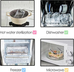 Airtight Food Storage Container With Lid (91.3oz) BPA-Free | Meal Prep | Microwave, Freezer and Dishwasher Safe | Leak-Proof | Kitchen Fridge Organizer Boxes | Fresher Food