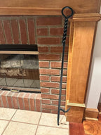 Fire Poker. 40 Inch, Strong & Sturdy and Durable One Piece Fire Pit Poker. Sturdy Extra Long Fireplace Poker with Strength. Perfect Fire Poker for Camping, Backyard Fire Pit and Fireplace.