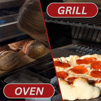 ThermiChef 16" by 16" Pizza Steel (3/16" Standard Thickness) - Multipurpose Cooking Steel for Ovens & Grills - Made in the USA