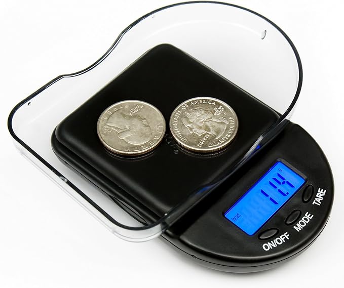 Weighmax Black Digital Coin/Jewelry Pocket Scale 0.1g