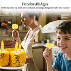 24 PCS Corn Cob Holders - Corn on the Cob Skewers,Corn on the Grill & Cob Skewers for Home & BBQ Cooking