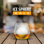 PREMIUM Ice Ball Molds, Round 2.5 Inch Ice Spheres. Stackable Slow Melting Round Ice Cube Maker for Whiskey and Bourbon (6, Multi)