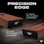 Rolling Knife Sharpener Tool Kit, Kitchen Knife Sharpener with Diamonds and Ceramic, Sharpener Kit offer 15° & 20° Magnetic Angles, Hunting knife Sharpener for Kitchen Gadgets & Gifts