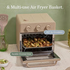 Our Place Wonder Oven Essentials Kit | Extra Air Fryer Basket & Nonstick Ceramic-Coated Bake Pan | Oven Safe, Eco-Friendly | Steam