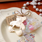 Bottle Openers Baby Shower Return Favors for Guests Cute Bottle Opener Decorations and Souvenirs with Organza Bags Tags for Theme Party Favors (Retro Style,73 pieces) (Teddy bear)