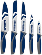 The Sports Vault NFL Dallas Cowboys 5-Piece Kitchen Knife Set