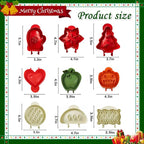 9PCS Mini Hand Pie Molds,Party Potluck Hand Pie Molds for Baking,Fits All Kinds of Festivals and Parties (9PCS-B)