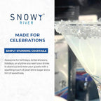 Snowy River Pearl, Cocktail & Margarita Sugar Rimmer - Vibrant Naturally Colored Sugar for Cocktail Rimming, Baking & Decorating, Medium Crystal - 80oz