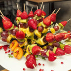 300 Pcs 10 inch Natural Bamboo Skewers, Φ=4mm, PEOUWNES Food Sticks for Appetiser, BBQ, Fruit，Cocktail, Grilling Kebabs, Bouquet, Chocolate Fountain, Corn Dog, Kitchen, Barbecue, Crafting and Party