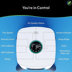 Air Oasis iAdaptAir 2.0 H13 HEPA Filter Air Purifier Reduces 99% of Viruses, Mold, Dust, Smoke, Pollen & Odors Quietest on The Market WiFi Compatible 2,650 Sq Ft of Clean Air