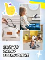 Stocking Stuffers for Teens Boys Girls Cell Phone Stand: Upgrade Adjustable Thumbs Up Lazy Phone Holder for Desk Fun Birthday Gifts for Grandma Adults Husband from Wife (Grey, 1)
