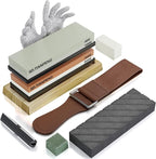 Knife Sharpening Stone - Dual Grit Whetstone 400/1000 3000/8000, Knife Sharpening Stone Set, Tpstone Knife Sharpener Tool,Easy to Use