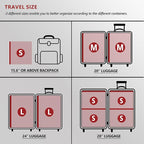 SUOCO Travel Vacuum Seal Bags for Clothing with Rechargeable Electric Pump, 12 Pack Compression Packing Bags for Luggage Suitcase Backpack, Carry-on Size Space Saver Storage