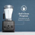 Vitamix Ascent Series X2 Blender with Three Blending Programs, Self-Cleaning Program, Professional-Grade Blender for Smoothies, Soups and More, Stainless-Steel Blades, 48 Oz Container, Nano Gray