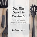 StarPack Premium Silicone Kitchen Tongs 12-Inch - Stainless Steel with Non-Stick Silicone Tips, High Heat Resistant to 600°F, For Cooking, Serving, Grill, BBQ & Salad (Gray Black)