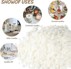 CLTNIKET Pure Soy Wax for Making Candle-DIY Soy Wax Candle-5 Pound Bag