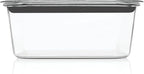 Rubbermaid Brilliance Large Food Storage Container, 9.6 Cup, BPA-Free, Leak-Proof, Clear