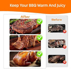 BBQ Blanket for Resting Meat,Insulated Smoker Meat Resting Blanket,Reusable Smoker Grilling Meat Insulated Resting Bag with Wide Mouth,BBQ Accessories for Large Brisket/Beef/Pork Shoulders