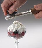 Mercer Culinary Barfly Bar Zester With Walnut Handle