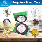 CF Clean Fairy 10pack Vacuum Bags Compatible with ProTeam Coachvac MegaVac & Super CoachVac Models Replacement for Part #100331 10Qt Intercept Micro Filter Bag 18 inch long 7 inch wide
