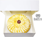 BAKELUV Pie Boxes for 9 Inch Pie | White, 50 Pack | 9x9x2.5 Bakery Box with Window, 9x9 Cookie Box, 9 Inch Pastry Boxes with Window Bulk, Cake Boxes, Auto Pop Up