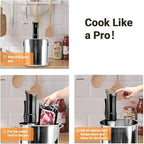 INKBIRD Wifi Sous Vide Cooker, 1000W Sous Vide Machine, Remote Control Immersion Circulator with APP Recipes Timer Alarm Mobile Notification 3D Water Heating Ultra-Quiet