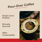 Coulée EcoPour Coffee - Doc's Blend - pre-filled EcoPour Single-Serve Filter Box, 14g Each (10 Count (Pack of 1), Doc's Blend)