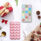 2 Pcs Snowflake Silicone Molds, 18-Cavity 3D Christmas Snowflake Chocolate Silicone Molds for DIY Christmas Winter Jello Candy Cupcake Fondant Baking Polymer Clay Decoration