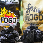 FOGO Super Premium Hardwood Lump Charcoal, Natural, Large Sized Lump Charcoal for Grilling and Smoking, Restaurant Quality, 35 Pound Bag