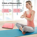 NUTRI FIT Digital Scale for Body Weight, Precision Bathroom Weighing Scale Step-On Technology High Capacity - 330 lb, LED Display with High Precision Measurements, Pink