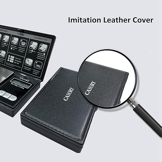CAMRY Digital Pocket Gram Scale 500g/0.1g, Small Digital Scales Grams Ounces Grains, Herb Scale, Jewelry Scale, Portable Travel Food Scale, LCD Backlight Display with Tare Function