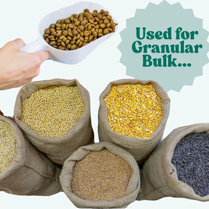 3/4 Cup (6 Oz. | 175 mL) Short Handle Scoop for Measuring Coffee, Pet Food, Grains, Protein, Spices and Other Dry Goods (Pack of 10)