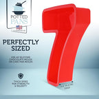 Cake Mold Numbers 10 Pieces - Large 10 Inch Cake Pans Set - 0 to 9 Big Number Cake Pan Shape Moulds for Baking