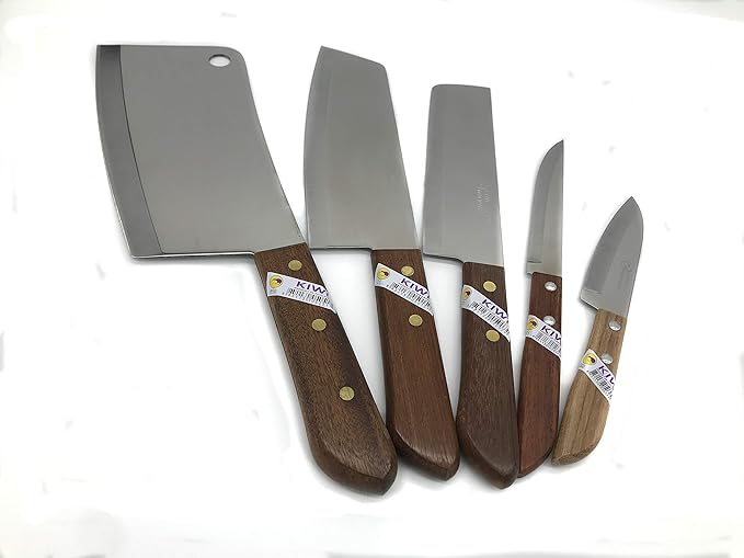 Kiwi 4" Sharp Pairing Knife, with wood Handle # 503