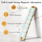 Magnetic Knife Holder for Wall, 12 Inch Bamboo Strong Magnetic Knife Strip, Small Kitchen Storage Space Savers, Rv Apartment Farmhouse Accessories Organizer, Housewarming Gifts for New Home