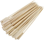 Gmark Bamboo Paddle Skewers 10" 100pc/Bag, Kabob Skewers, BBQ Skewers for Outdoor Grilling GM1074