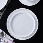 Stone Lain Madeline Formal Bone China Dinnerware Set 32 Piece Service for 8, White