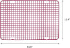 Great Jones Big Chill Wire Cooling Rack (Raspberry) – 16.9" × 11.4" Heavy-Weight Aluminized Steel,Nonstick Baking Rack – Oven Safe 450 °F, Bacon & Cookie Cooling Rack – Fits Half Sheet Pans