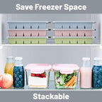 Silicone Ice Cube Tray 3 Pack - EASY RELEASE ice cube tray with lid, BPA Free Ice Cubes Trays for Freezer,ice cube mold for Cocktail,Whiskey (Blue+Pink+Green)