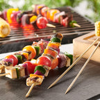 Comfy Package [Case of 5,000] 10 Inch Bamboo Wooden Skewers For Grilling, Shish Kabob, Fruits, Appetizers, and Cocktails