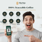 TheOne Kafé Guatemala Medium Roast Ground Coffee – Organic, Single Origin, Premium Specialty Coffee, Ethically Sourced, Smooth & Rich Flavor – Fresh Roasted for Espresso, Drip, Pour Over – 12 oz