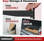 HOMEDANT 5 Tier Laminated Boltless Heavy Duty Garage Storage Adjustable Wide Size Metal Shelving Unit Utility Rack Shelves Organization Multipurpose Shelf Shed Warehouse 47.7"W x 24.1"D x 71.3"H 2Pack