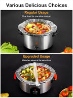 SMARTAKE Slow Cooker Liners, Extra Large Size 14"x 22" Disposable Cooking Bags, Fit 6QT to 10QT for Slow Cooker, Cooking Trays, Suitable for Oval & Round Pots, 30 Liners