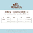 Doughmakers 9" Square Cake Commercial Grade Aluminum Bake Pan