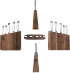 Cangshan N1 Series 6-Piece German Steel Forged Knife Block Set, Walnut Block