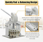 Manual Dough Divider Table Top Dough Dividing Machine 40PCS Dough Cutter Commercial Dough Dividing Machine Dough Baking Divider, 0.95oz-5.08oz, 40PCS