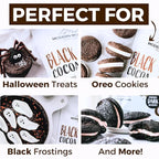 Black Cocoa Powder (5 lb) Bake the Darkest Chocolate Baked Goods, Achieve Rich Chocolate Flavor, Natural Substitute for Black Food Coloring, Dutch-Processed Cocoa Powder, Unsweetened, Extra Dark, Fair Trade Certified