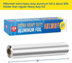 Superior Extra Heavy Duty Aluminum Foil 300 Sq Ft(15 In Wide) with about 30% More Thicker than Regular Heavy Duty Foil, Pack of 1