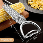 Stainless Steel Corn Peeler for Corn on the Cob Corn Kernel Stripper Remover Dishwasher Safe