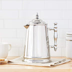 Francois et Mimi Vintage-Style Stainless Steel French Coffee Press, 34-Ounce